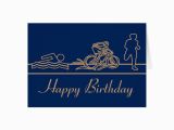 Triathlon Birthday Cards Triathlon Happy Birthday Card Zazzle