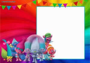 Trolls Birthday Card Printable Free Printable Trolls Invitation Template Dolanpedia