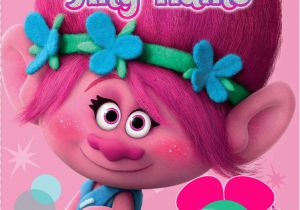 Trolls Birthday Card Printable Trolls Movie Poppy Personalised Children 39 S Daughter