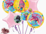 Trolls Birthday Invitations Walmart Dreamworks Trolls 7pc Balloon Bouquet Birthday Party