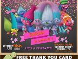 Trolls Birthday Invitations Walmart Etsy Product Troll Party Ideas Pinterest