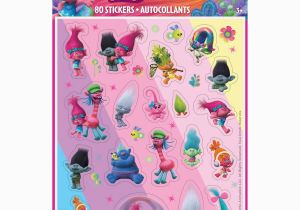 Trolls Birthday Invitations Walmart Trolls Sticker Sheets 4ct Pack Of 4 Jet Com