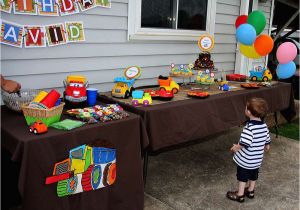 Truck Decorations for Birthday Party Dump Truck Birthday Party Ideas Photo 3 Of 16 Catch My