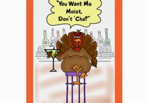 Turkish Birthday Card Funny Thanksgiving Card Moist Turkey Card Zazzle