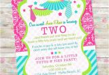 Turning 2 Birthday Invitations Tutus and Ties Birthday Bash Tutus and Ties Party Tutus