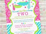 Turning 2 Birthday Invitations Tutus and Ties Birthday Bash Tutus and Ties Party Tutus