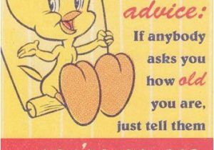 Tweety Birthday Card Greeting Card Birthday Looney Tunes Tweety Bird Quot Age Card