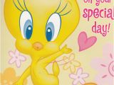 Tweety Birthday Card Hallmark Interactive Birthday Card Girl Tweety Bird