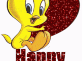 Tweety Birthday Card Tweety Bird Birthday Images Happy Birthday Bird Images