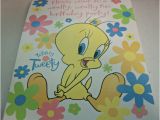 Tweety Birthday Card Tweety Bird Birthday Party Invitations