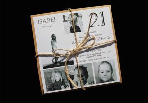 Twenty First Birthday Invitations Handmade 21st Birthday Invitations astijano Handmade