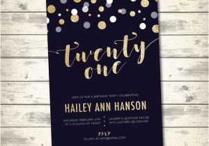 Twenty First Birthday Invitations Twenty First Birthday Party Invitation 21 Birthday Party