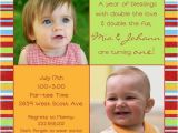 Twin Birthday Invitation Wording 12 Twin Birthday Invitations Templates Free Sample