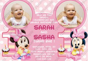 Twin Birthday Invites Twin Birthday Invitations Ideas Bagvania Free Printable