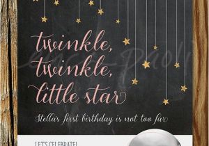 Twinkle Twinkle Little Star First Birthday Invitations 167 Best Images About Birthday Ideas On Pinterest