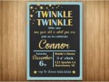 Twinkle Twinkle Little Star First Birthday Invitations Boy 1st Birthday Twinkle Printable Invitation Any Age