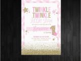 Twinkle Twinkle Little Star First Birthday Invitations Twinkle Little Star Birthday Invitation First by