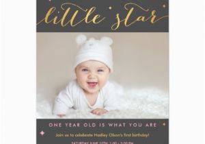 Twinkle Twinkle Little Star First Birthday Invitations Twinkle Little Star First Birthday Invitation Girl