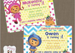 Umizoomi Birthday Invitations Team Umizoomi Birthday Invitation Diy Printable