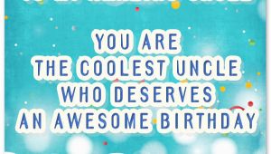 Uncle Birthday Card Messages Happy Birthday Wishes for Uncle Wishesquotes