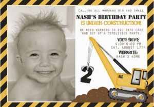 Under Construction Birthday Invitations Construction Birthday Party Invitations Ideas Bagvania