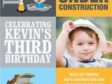 Under Construction Birthday Invitations Under Construction Photo Invitation