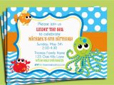 Under the Sea Birthday Invitations Printable Under the Sea Invitation Printable or Printed with Free