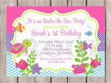 Under the Sea Birthday Party Invitations Free Printable Printable Under the Sea Birthday Party Invitation Under the