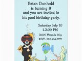 Underwater Birthday Invitations Kid 39 S Underwater theme Birthday Party Invitation Zazzle