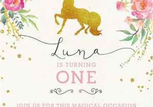 Unicorn Birthday Invitation Wording Best 25 Unicorn Birthday Invitations Ideas On Pinterest