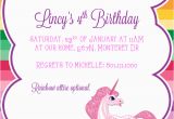 Unicorn Birthday Invitation Wording Tips Easy to Create Unicorn Birthday Invitations Printable