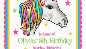 Unicorn Birthday Invitation Wording Unicorn Invitations Unicorn Birthday Party Invitations