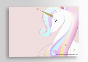 Unicorn Birthday Invitations Online Free Printable Unicorn Birthday Invitation Template Free