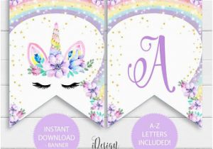 Unicorn Happy Birthday Banner Free Printable Unicorn Birthday Etsy Unicorn Happy Birthday Banner Free Printable Unicorn Birthday Etsy