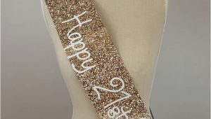 Unique 21st Birthday Dresses 21st Birthday Sash Glitter Sash Personalised Sash by norakatie