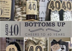 Unique 40th Birthday Gifts for Man Bottoms Up 40th Birthday Party Ideas for Guys Bash