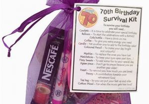 Unique 70th Birthday Gifts for Him 70th Birthday Survival Kit Gift 70th Gift Gift by Smilegiftsuk