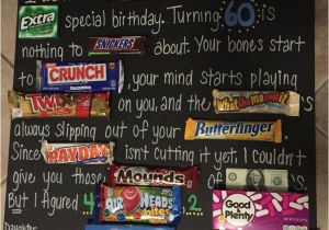 Unique Birthday Gifts for 60 Year Old Woman Dad 39 S 60th Birthday Candy Board Pparty Tricks Ideas