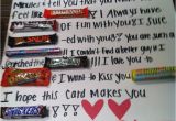 Unique Birthday Gifts for Him In south Africa Candy Bar Card Valentines Day Pinterest Candy Bars
