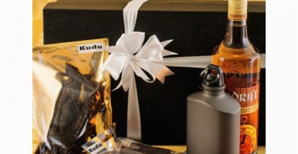 Unique Birthday Gifts for Him In south Africa Klipdrift Biltong Hamper Klipdrift Brandy Kudu