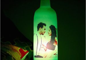 Unique Birthday Gifts for Him India Photo Bottle Lamp Personalized Gifts India Giftmyemotions