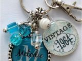 Unique Gifts for Manu0027s 50th Birthday 50th Birthday Gift Keychain Vintage Personalized Name by