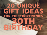 Unusual 30th Birthday Gifts for Him 20 Gift Ideas for Your Boyfriend 39 S 30th Birthday