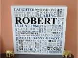 Unusual 60th Birthday Presents Male Personalised Men 39 S Birthday Canvas 21st 30th 40th 50th