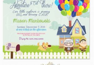 Up Movie Birthday Invitations Up House Birthday Invitation Inspired by Disney Pixar