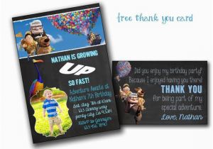 Up Movie Birthday Invitations Up Movie Invitation Up Pixar Invitations Birthday