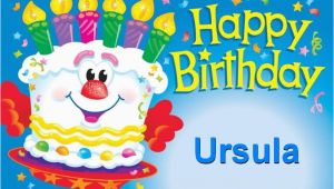 Ursula Birthday Card Happy Birthday Ursula Happy Birthday