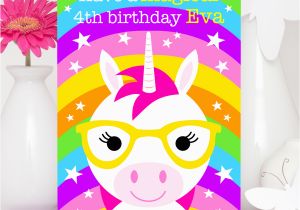 Ursula Birthday Card Unicorn Birthday Card Ursula the Unicorn Colour their Day