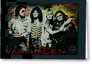 Van Halen Birthday Card Van Halen Ain 39 T Talkin 39 39 Bout Love Digital Art by