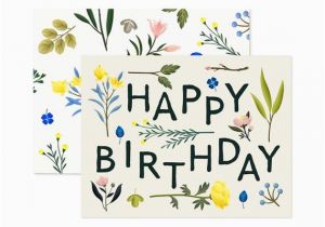 Variety Birthday Cards Plant Variety Birthday Card Ivory by Clapclapdesign On Etsy